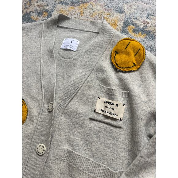 Pola & Romo Smiley Patch Cardigan - Picture 3 of 9
